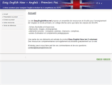 Tablet Screenshot of easyenglishnow.net